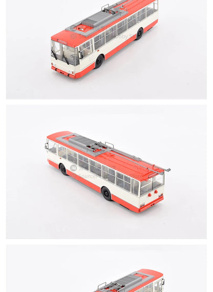 1:43 Škoda 14TR Czech Double-Axle Trolleybus Die-Cast Model