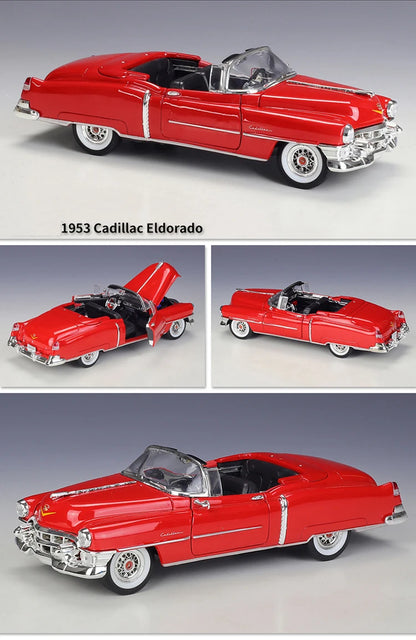 WELLY 1:24 Cadillac Eldorado 1953 Alloy Car Diecast Model Model Car