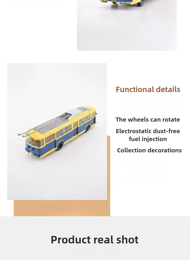 Skoda 9TR Diecast Trackless Tram Bus Model