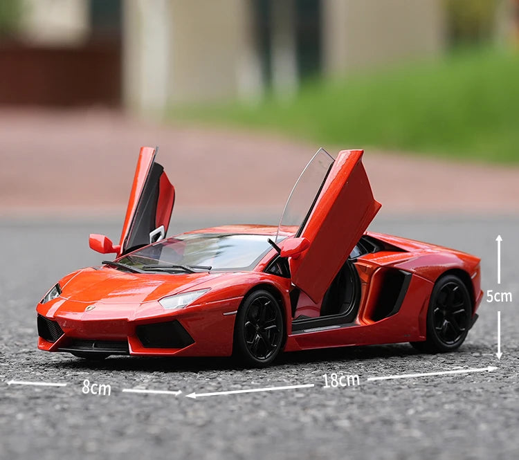 WELLY 1:24 Lamborghini Aventador LP700-4 Diecast Model Car – Alloy Metal Collectible