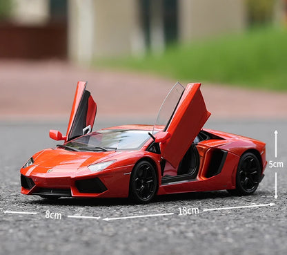 WELLY 1:24 Lamborghini Aventador LP700-4 Diecast Model Car – Alloy Metal Collectible