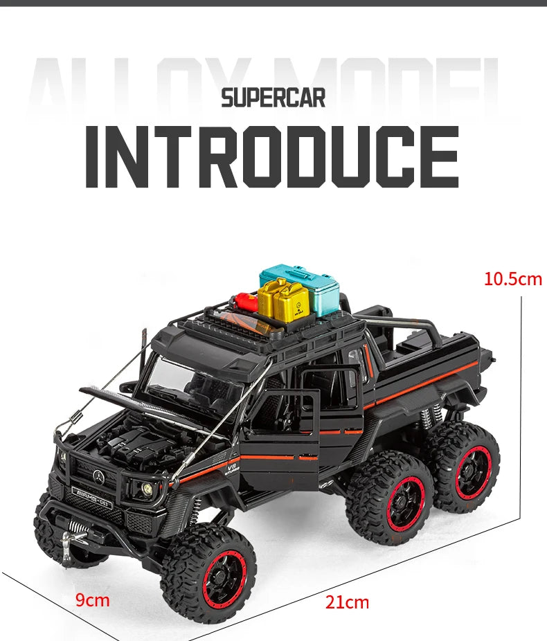 G63 6X6 Adventure Edition Diecast Alloy Car Model