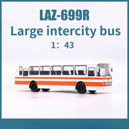 MODEL RTR 1:43 LAZ-699R Retro Intercity Bus Collectible Model