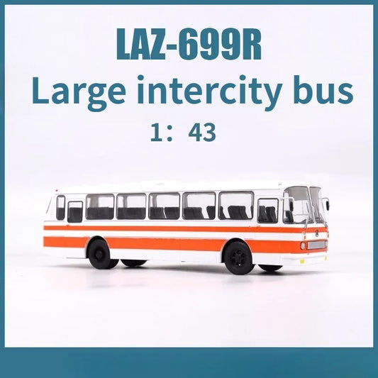 MODEL RTR 1:43 LAZ-699R Retro Intercity Bus Collectible Model