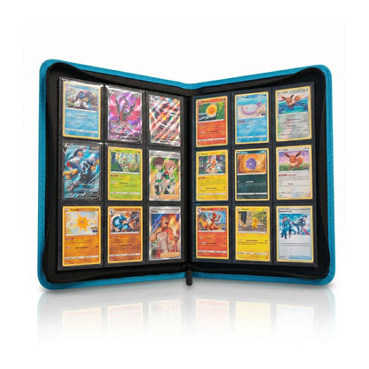EVORETRO 9-Pocket Zip-Up Trading Card Zipper Binder for 360 cards