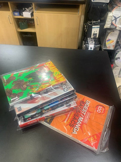 Resealable Bags for Digest, Manga comic